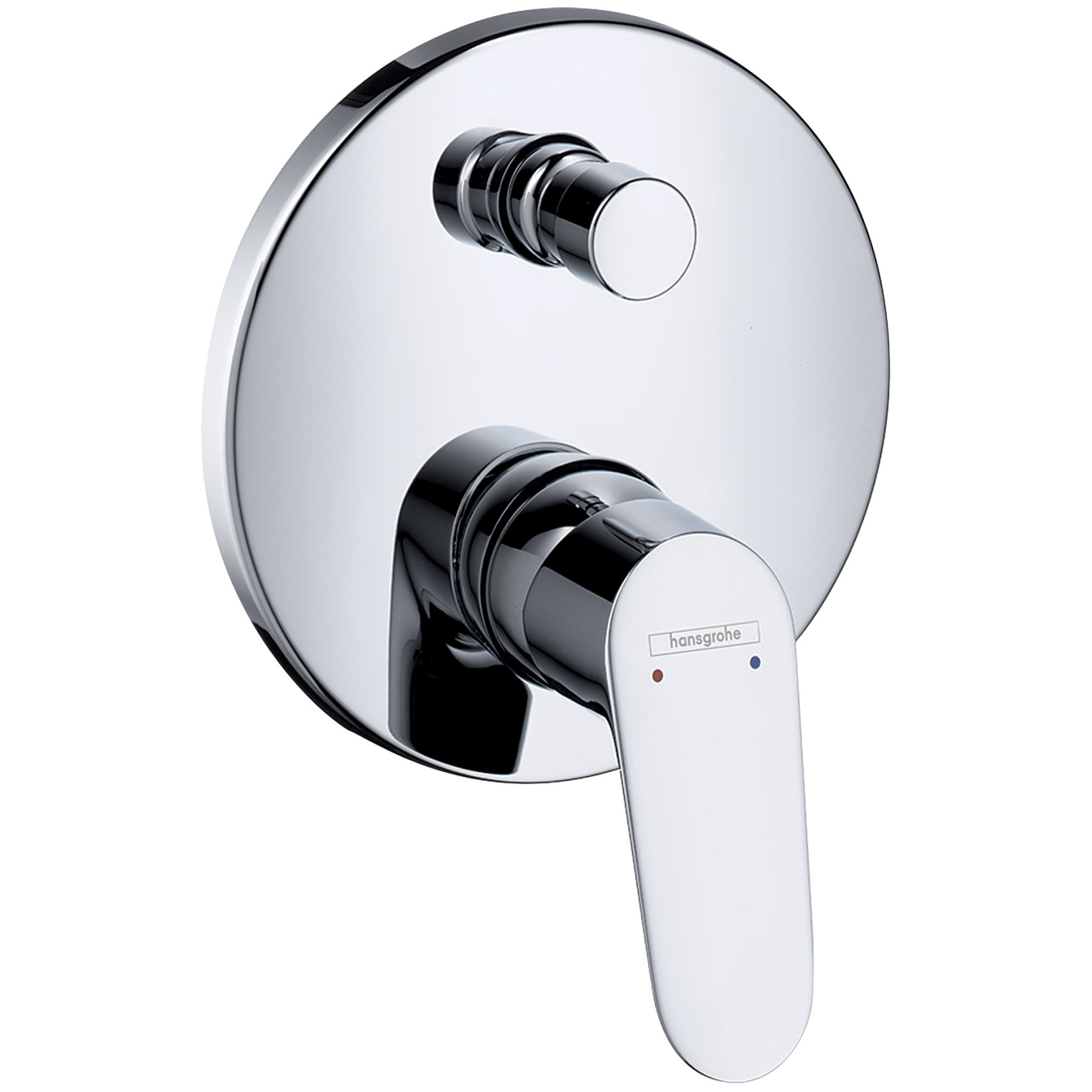 Wannenmischer Unterputz Focus Fertigset chrom