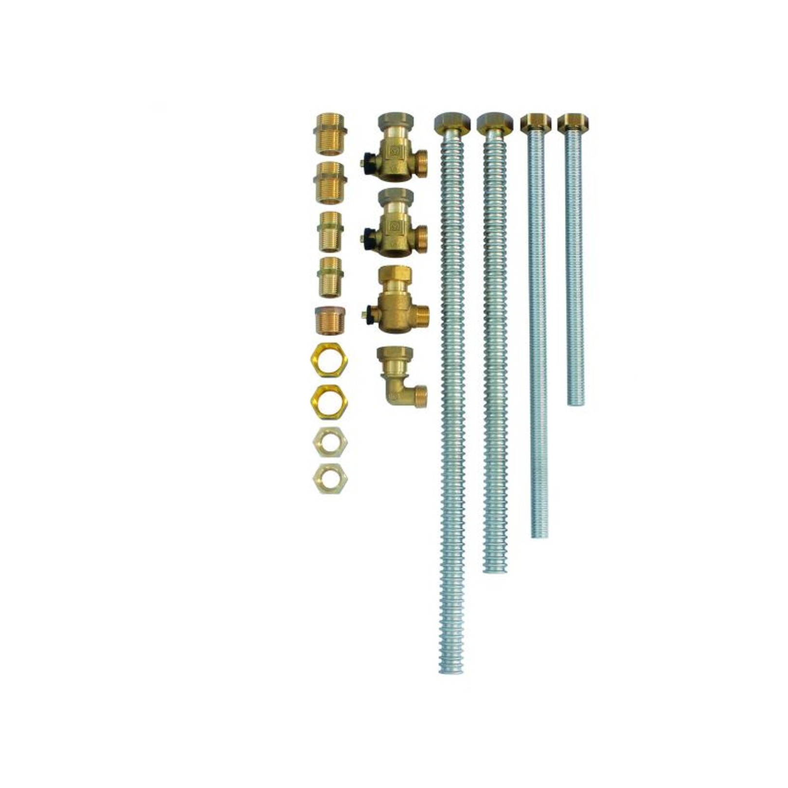 Vaillant VCW-Installations-Set AP UP Neu Altinstallation ecoTEC pure Kombitherme Edelstahlwellrohr Wartungshähne 0010030694