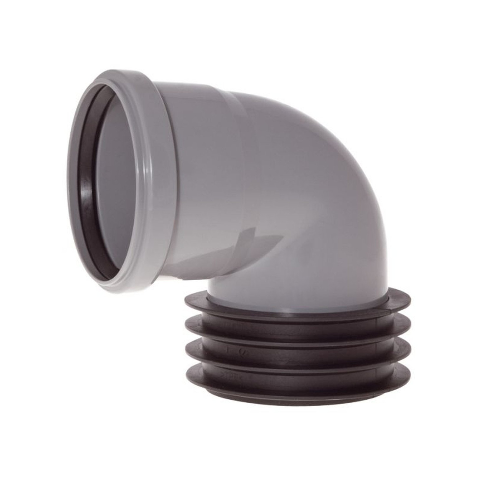 Airfit Winkelsteckmuffe DN 110 x 110 90 Grad EPDM-Dichtung geprüft 112110WS