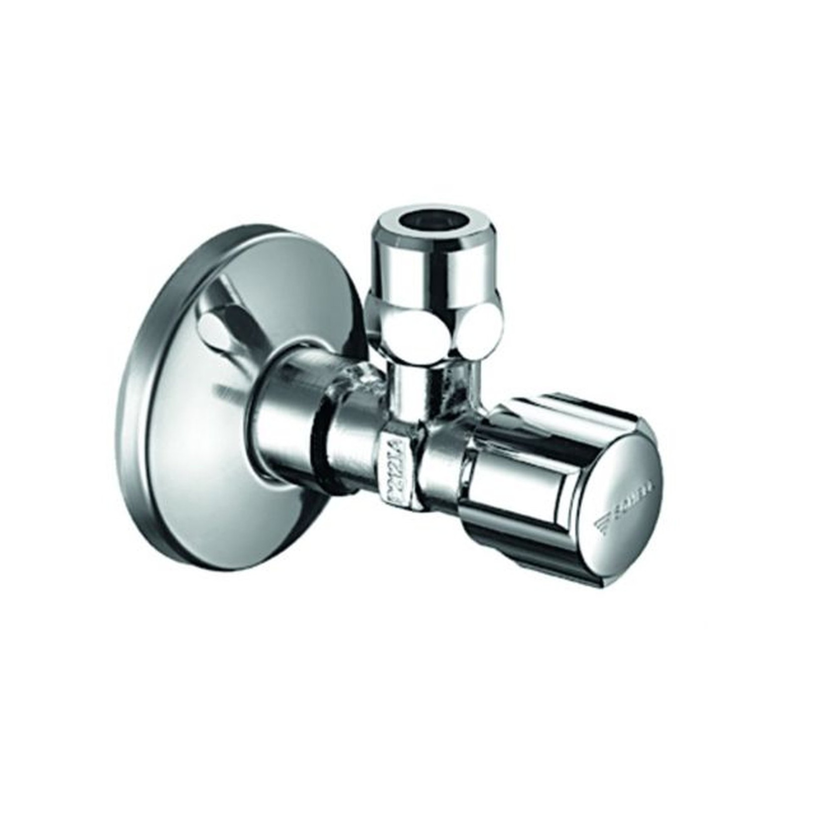 Schell Eckventil Comfort 3/8 Zoll Messing verchromt selbstdichtend Quetschverschraubung Rosette 049060699