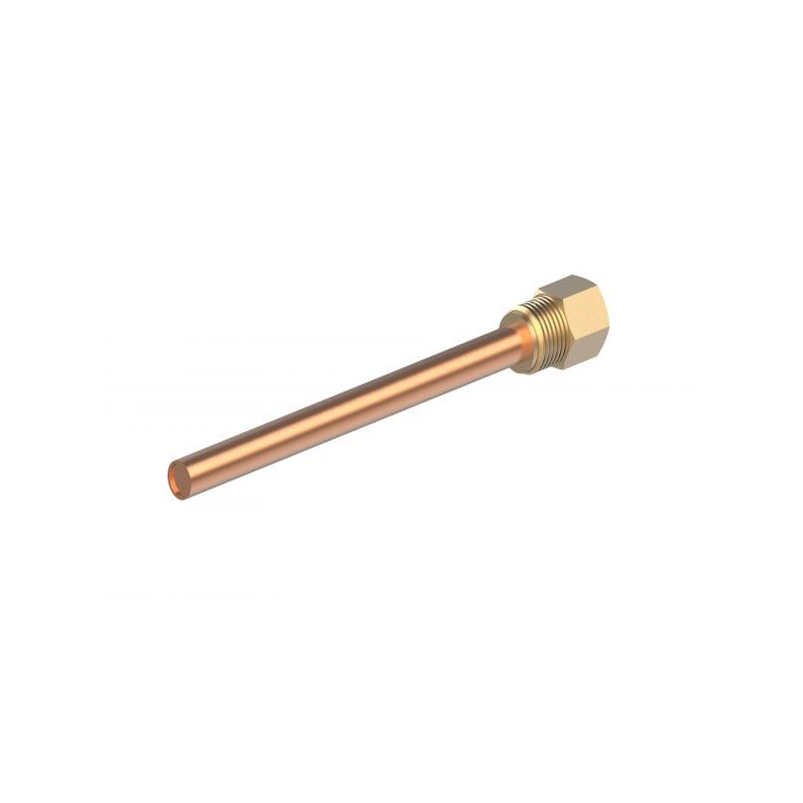 Danfoss Tauchrohr Messing 182 mm Rp 1-2 Außengewinde 013U0290
