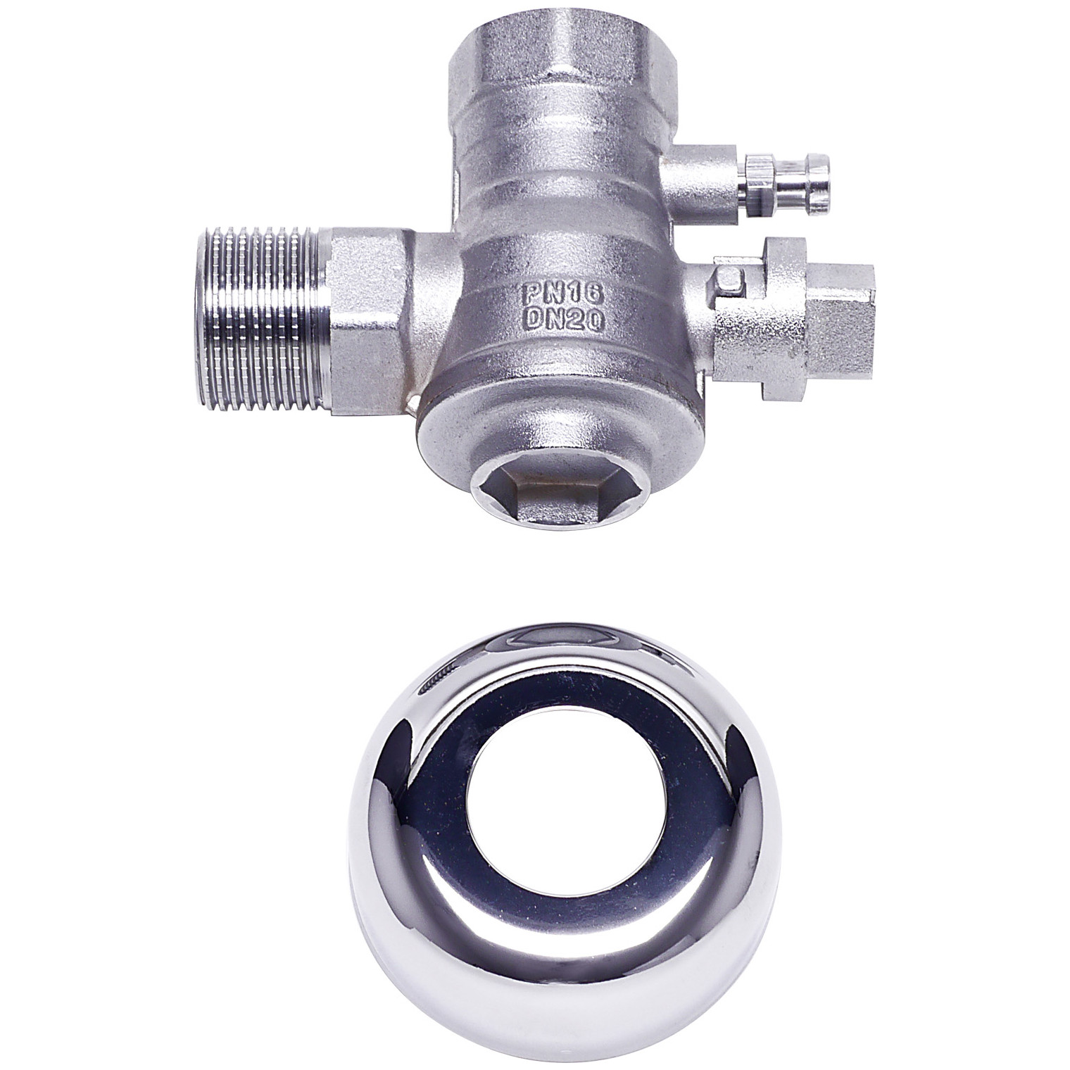 Bosch Wartungshahn R 3/4 Eckform Rosette Nr. 440/1 Installationszubehör 7738112210