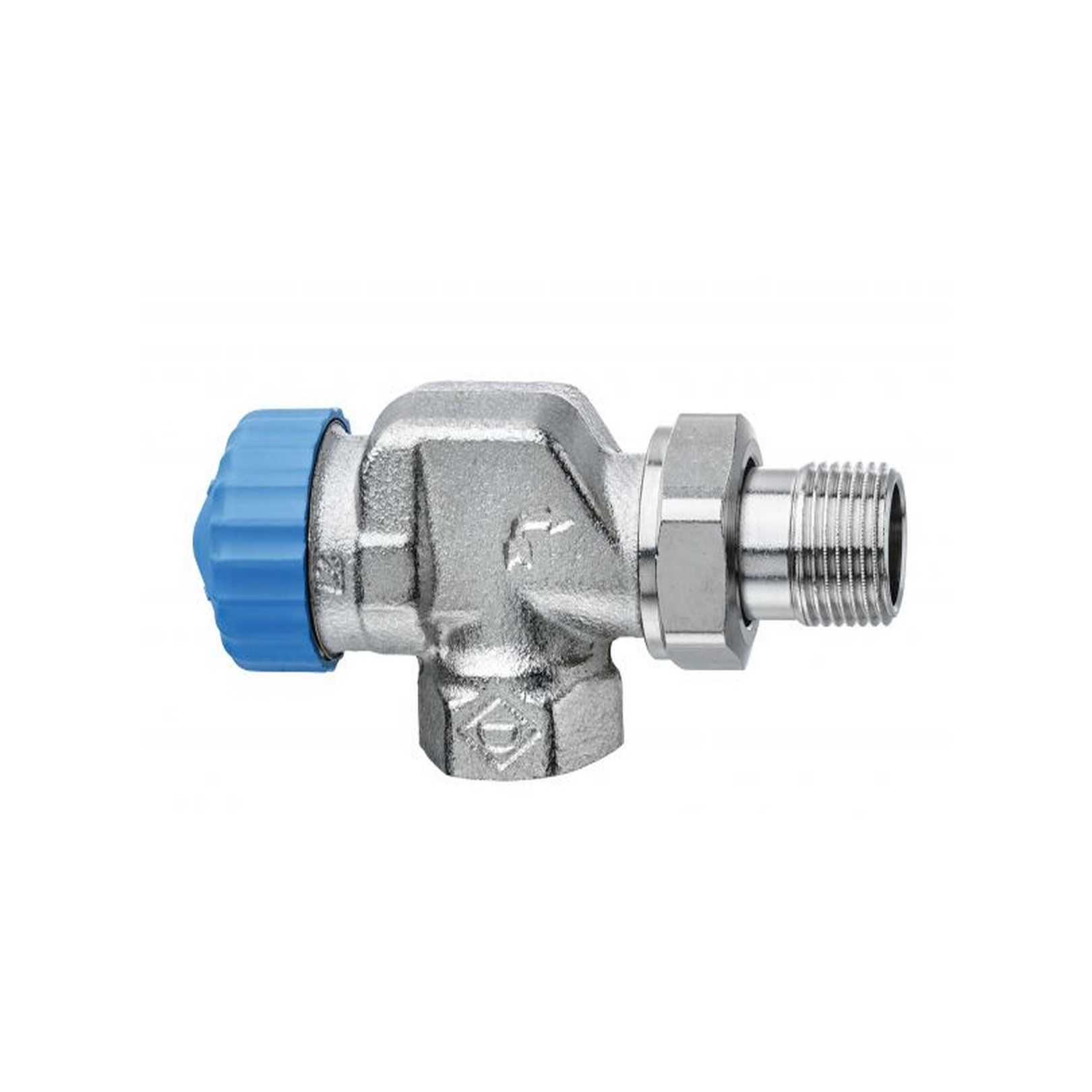 IMI Heimeier Thermostat-Ventilunterteil 2245-02.000 1-2 Zoll Axial Rotguss vernickelt