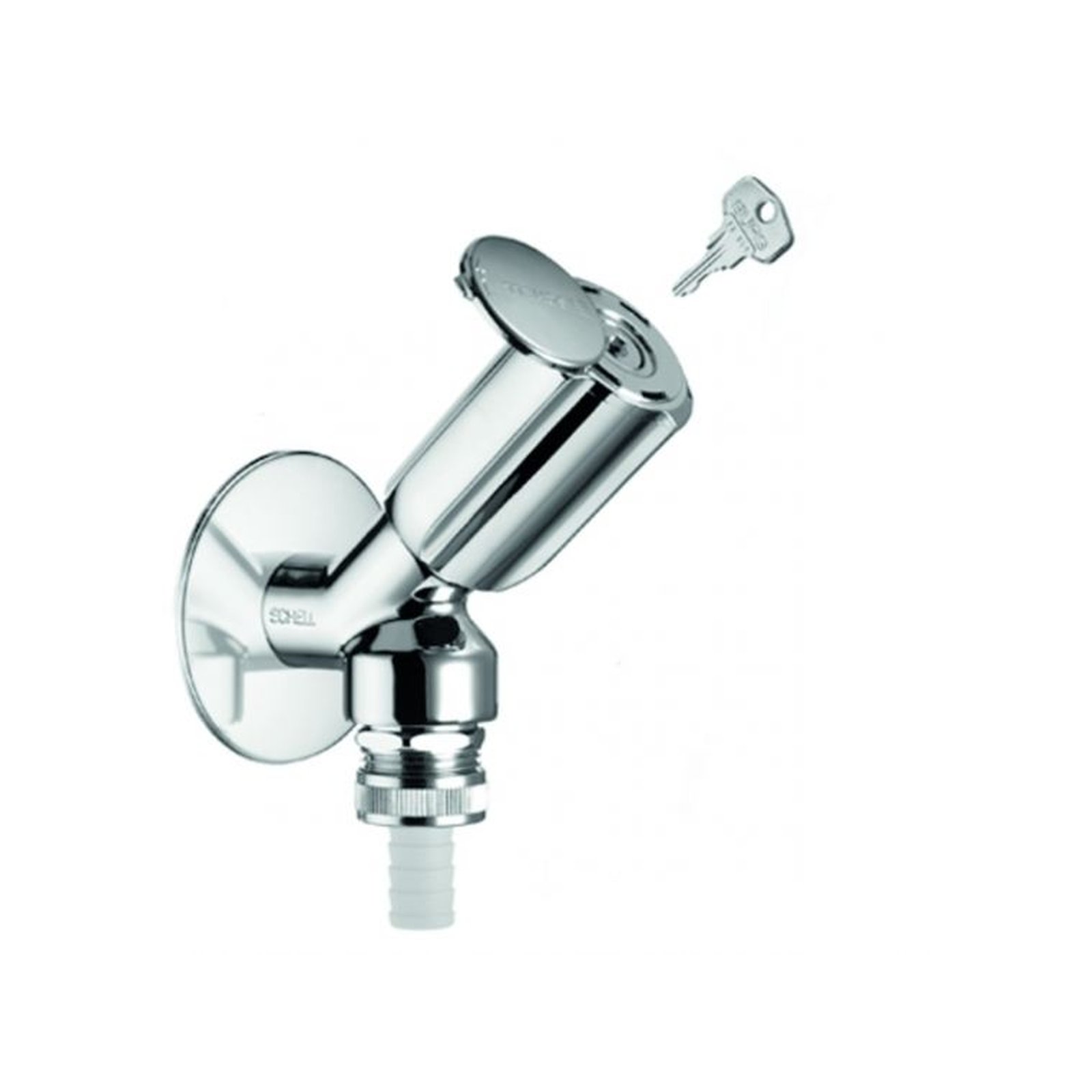 Schell Geräteventil Secur abschließbar RV RB DN15 1/2 Zoll chrom Schlauchverschraubung 033880699 Schell Geräteventil Secur abschließbar RV RB DN15 1/2 Zoll chrom Schlauchverschraubung 033880699