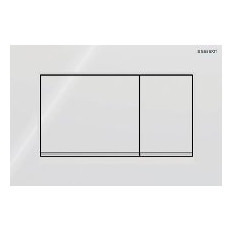 Geberit Betätigungsplatte Sigma 30 2-Mengen-Spülung weiß hochglanz-verchromt Kunststoff 115883KJ1
