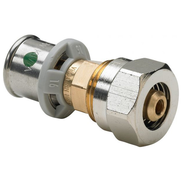 Viega Uebergangsverschraubung 2113.5 16x17x2 Rotguss Pressanschluss Klemmverschraubung 603724