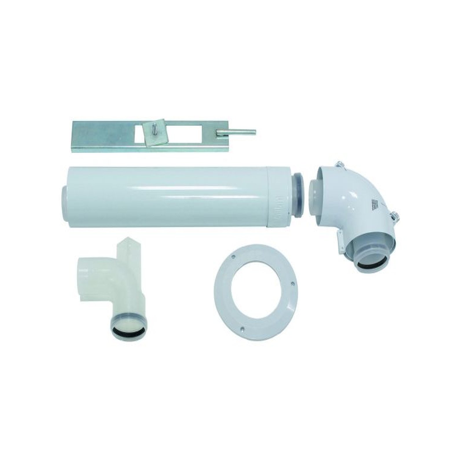 Vaillant Basis-Anschluss-Set konzentrischer Anschluss 60/100 PP Abgasleitung Schacht 0020077523