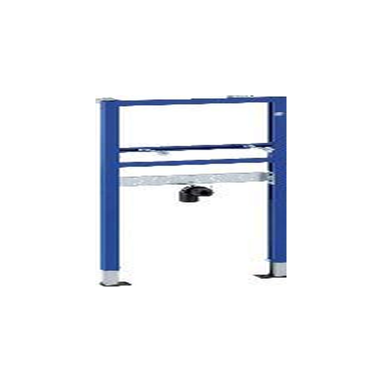 GEBERIT Waschtisch Element DuofixBasic 112 cm Standarmatur höhenverstellbar PE-HD Anschlussbogen Wandanker 458404001