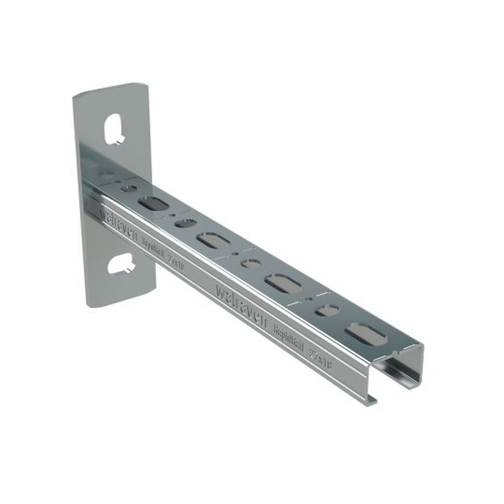 Walraven Wandkonsole RapidRail 27x18 L200mm Schnittmarkierungen 66031820