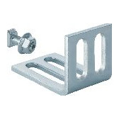 Geberit GIS Montagewinkel 7,5 x 5 cm verzinkt 4 Langlöcher Drehrastbolzen Mutter M8 461002001