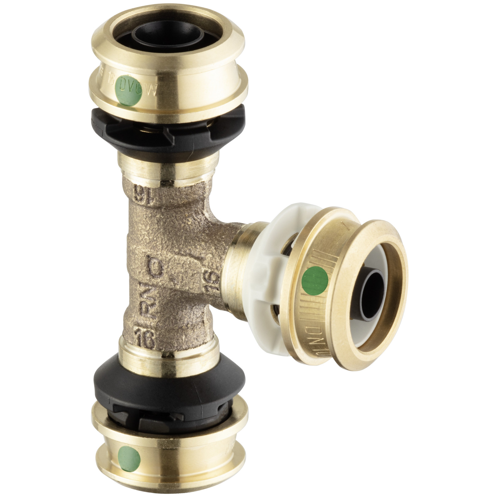 Viega Pressfitting T-Stück SC Raxofix DN10 5318.01 16mmxDN10x16mm Siliziumbronze 781958