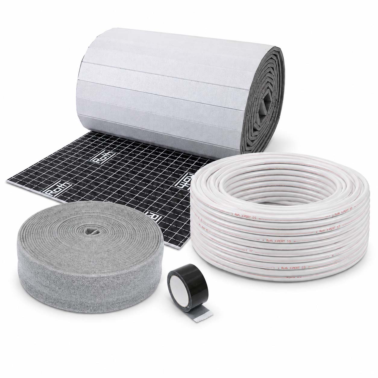 140m² Set Roth Tackersystem-Verbundrolle 30-3 WLG045 200m 17x2 PE-RT