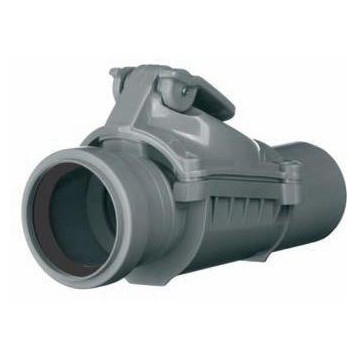 Airfit Rückstauklappe DN 50 grau Handverschluss 50050GRK