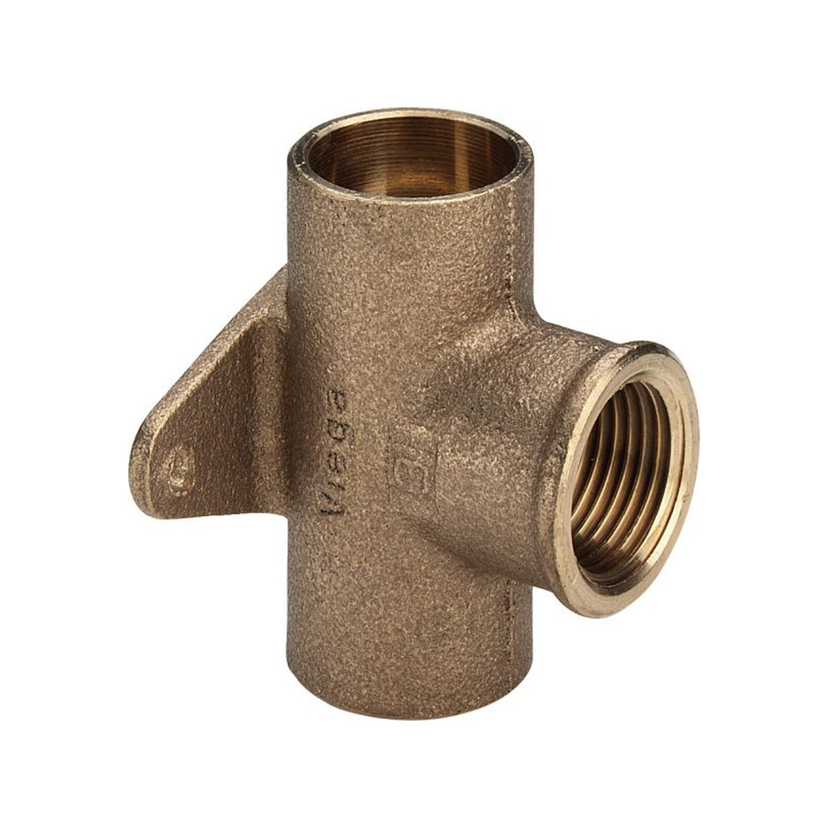 Viega Wandscheiben-T-Stück 94490G Rotguss Lötanschluss Rp-Gewinde 118310