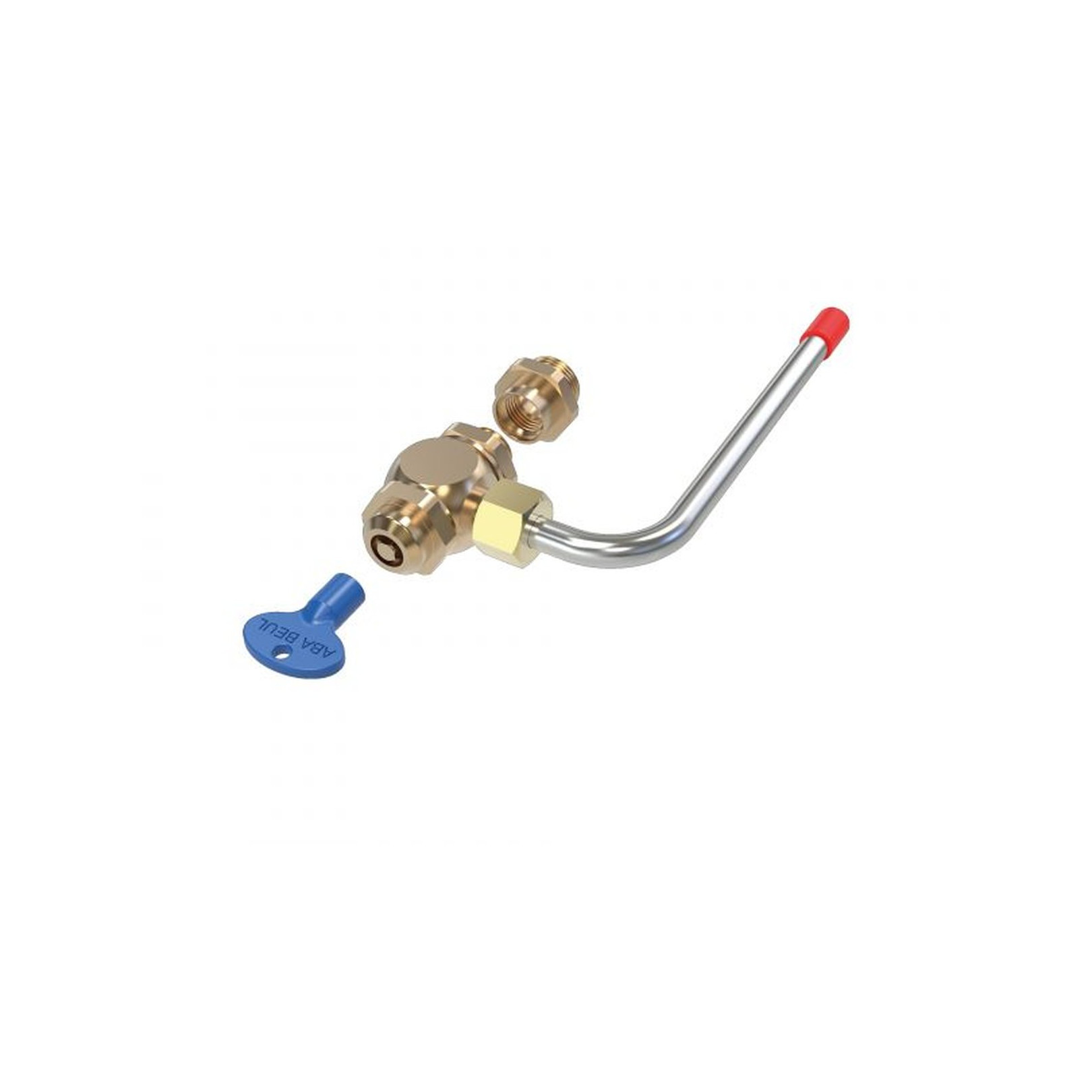 ABA Beul Probenahmeventil QUICKTURN RG DN 8 10 Edelstahl 51100.003.2