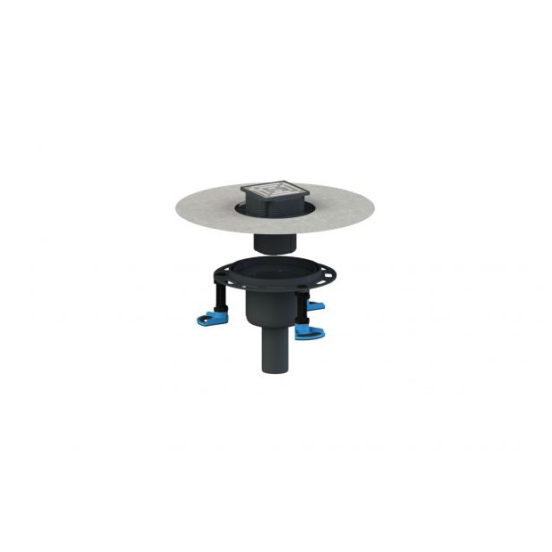 Dallmer Bodenablauf DallDrain Pure senkrecht DN50 DN100 Edelstahlrost Kunststoffrahmen 517128