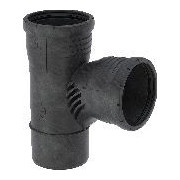 Geberit Abwasserrohr Silent-Pro Carve Abzweig 87,5 Grad d110 50 SuperTube-Technologie 393544141