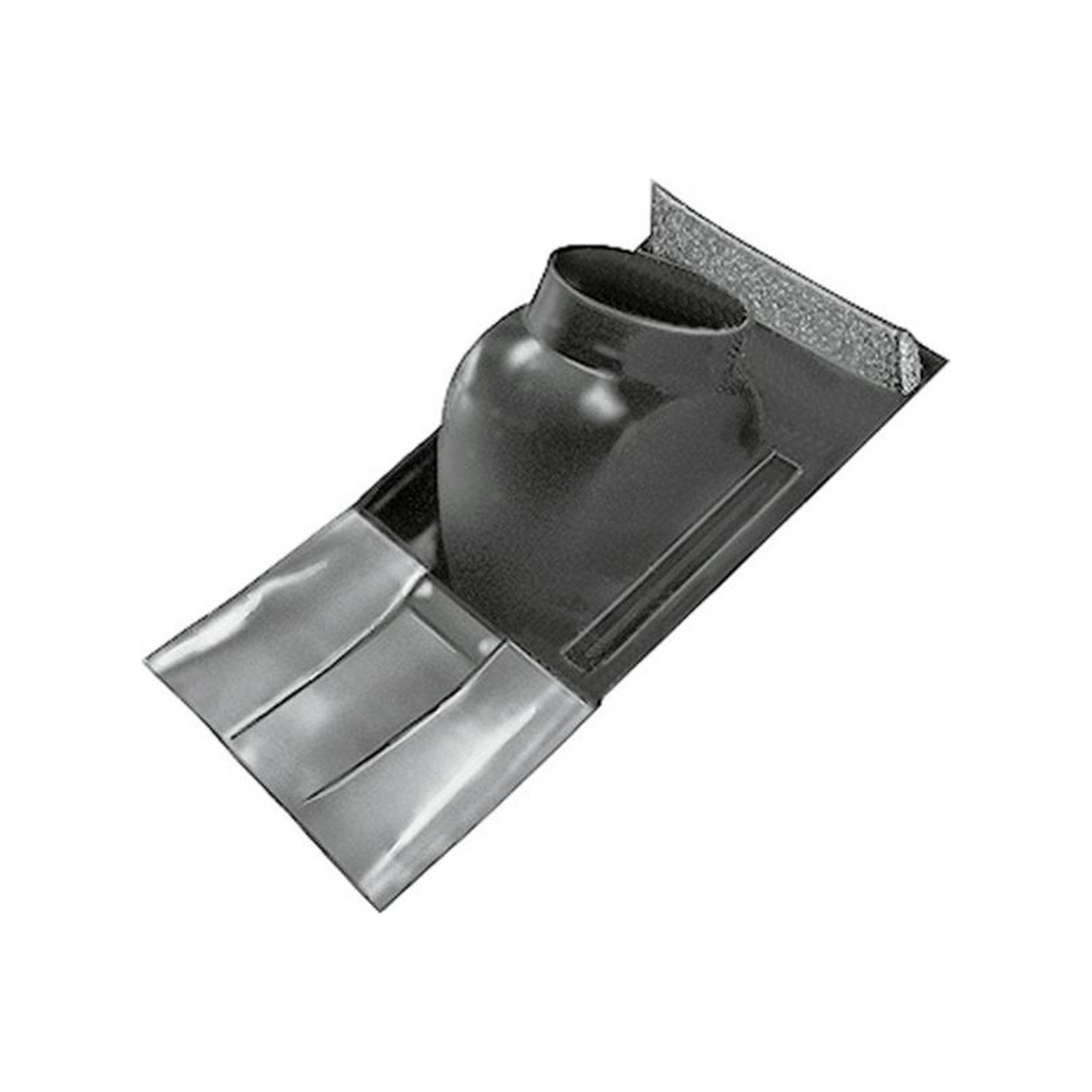 Wolf Universalpfanne Schrägdach 25-45 Grad rotbraun flex Bleischürze Luft Abgasführung DN125 1720201