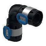 Geberit FlowFit Bogen 90Grad PPSU d16 Pressindikator Schutzkappe 620070001