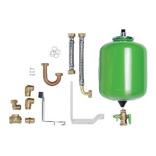 Vaillant Trinkwasser-Ausdehnungsgefäß Einbauset TW-ADG 8L durchströmt Anschlussfittinge 3/4 flexible Leitungen EPS-Polster 0020180979