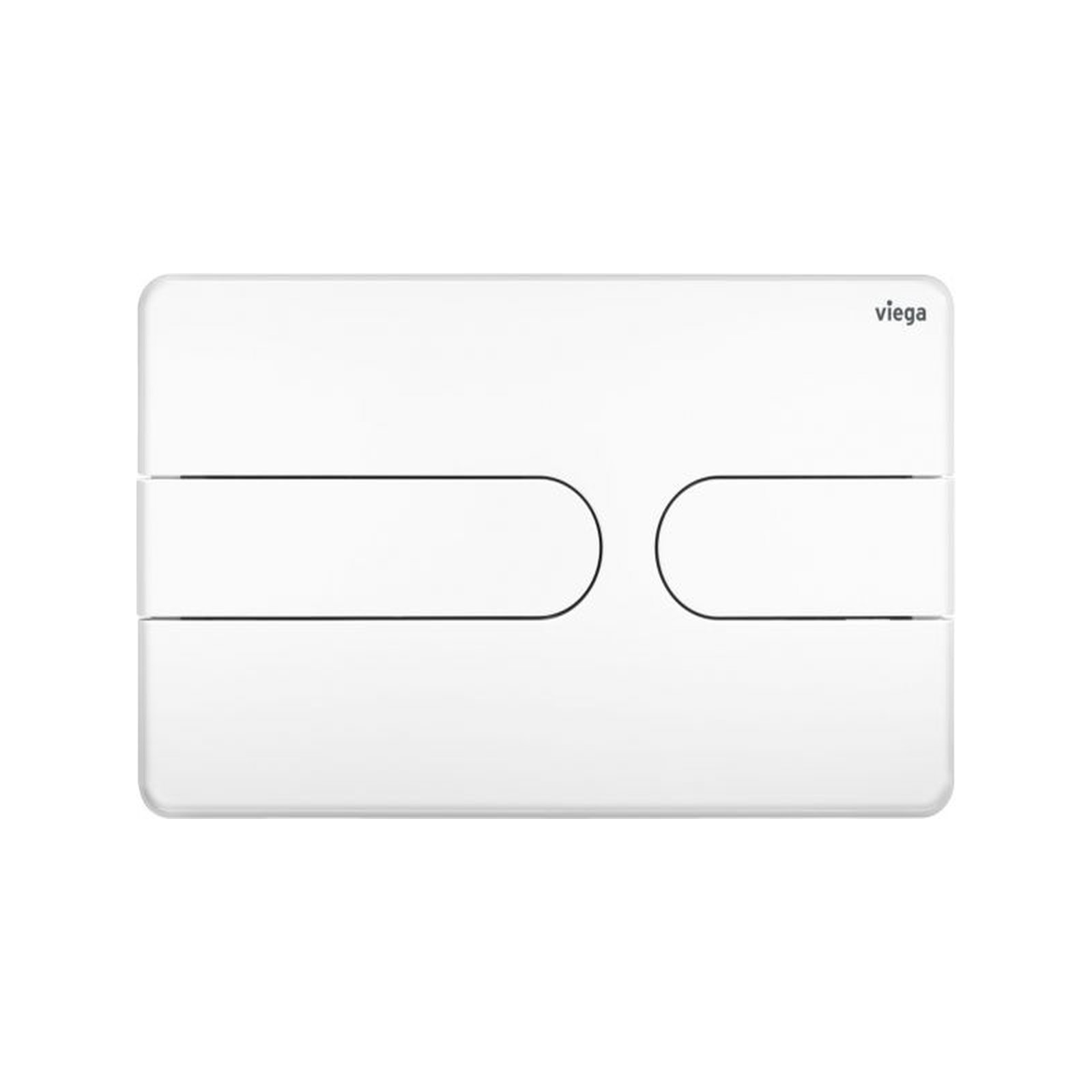 Viega WC Betätigungsplatte VfS 23 8613.1 Kunststoff weiß alpin 2-Mengen-Spültechnik 773151