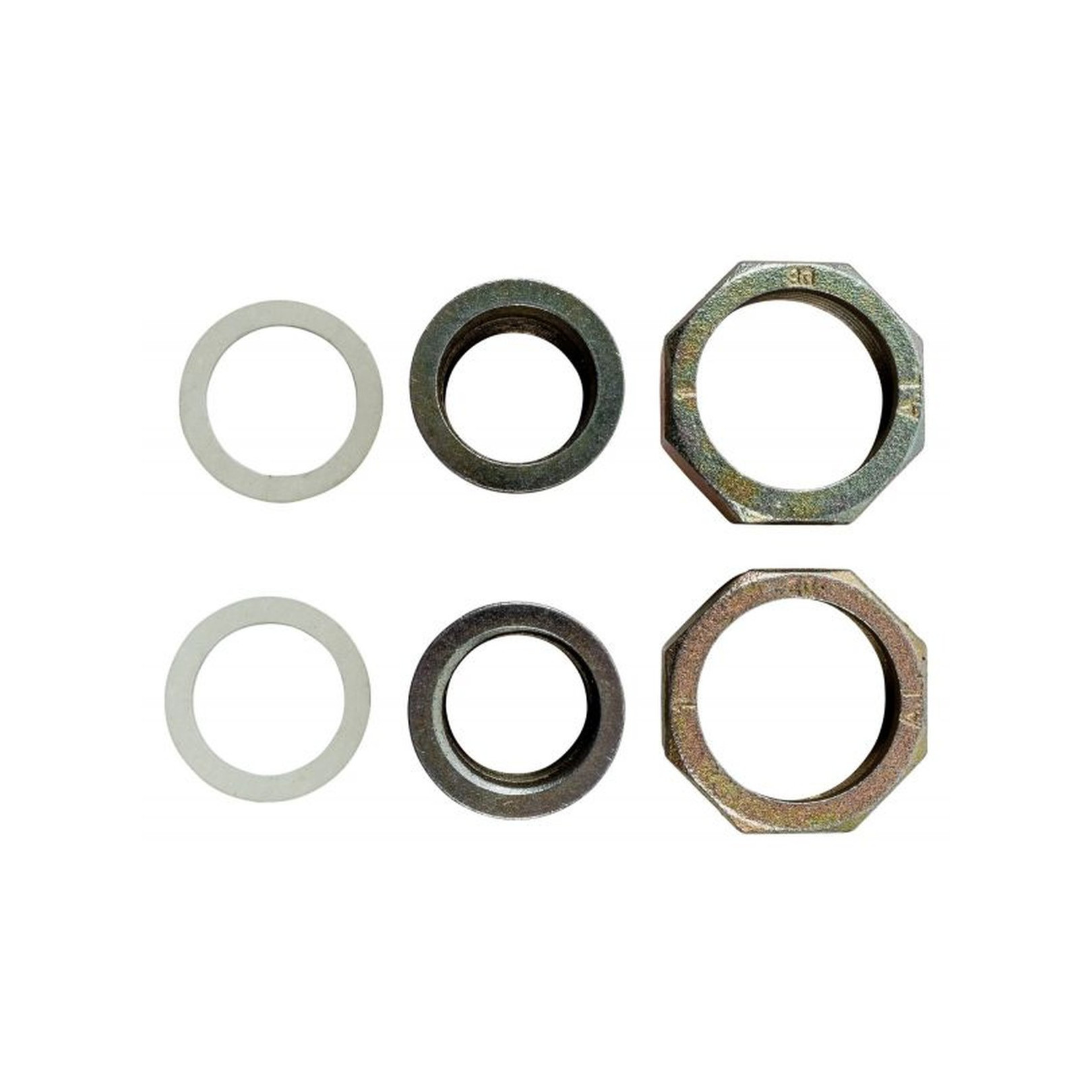 Wolf Übergangsverschraubung 1 1/2 Zoll 1 Zoll Innengewinde Überwurfmutter Flachdichtung 2 Stück 2012074