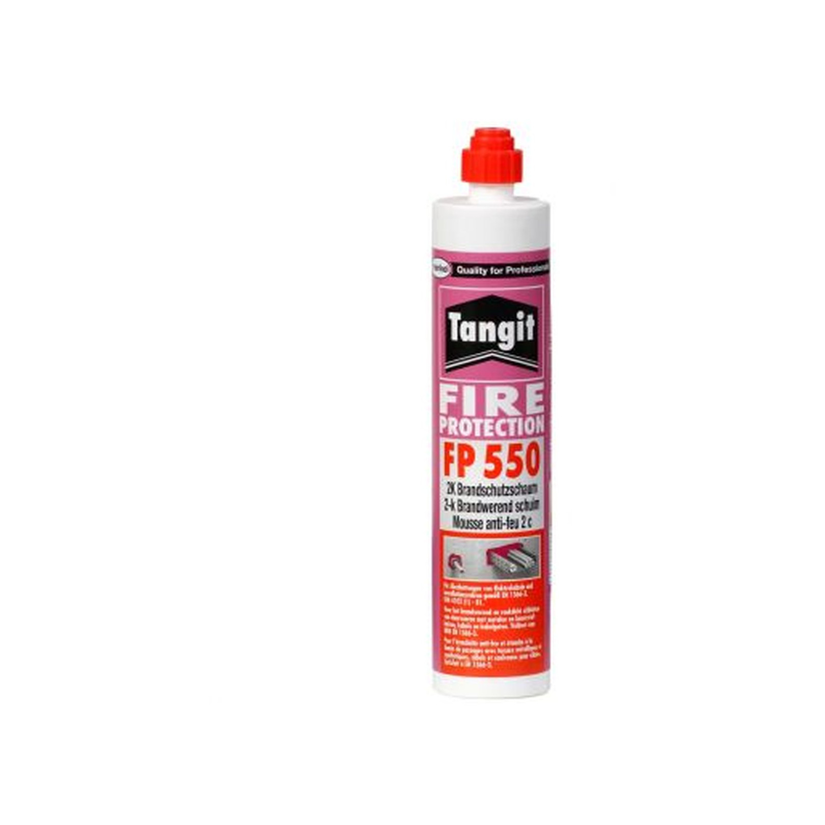 Walraven Brandschutzschaum Tangit 2K FP550 300 ml Kartusche magenta 2181550