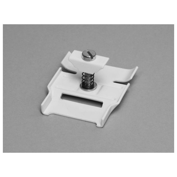 BEMM Klemmhalter RR-Mehrsaeulig Druckfeder Weiss 9016 ZHXKHXRMSW Heizungszubehoer 4045862333275