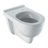 Geberit Wand WC Renova Comfort Tiefspueler erhoeht weiss Spuelrand 202010000