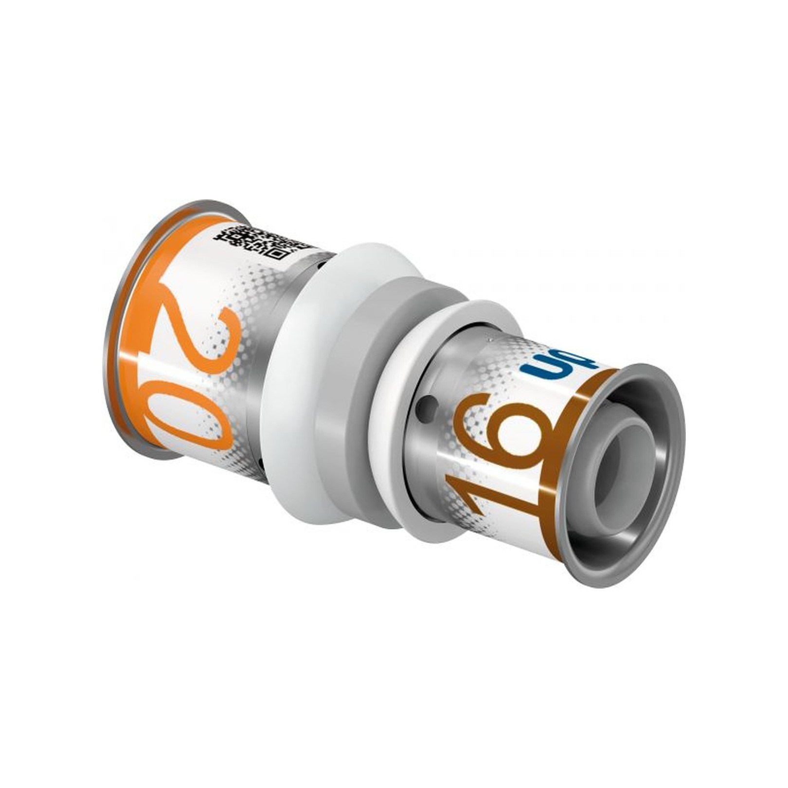 Uponor S-Press PLUS Kupplung reduziert PPSU Pressfitting 20x16 mm DVGW 1039937