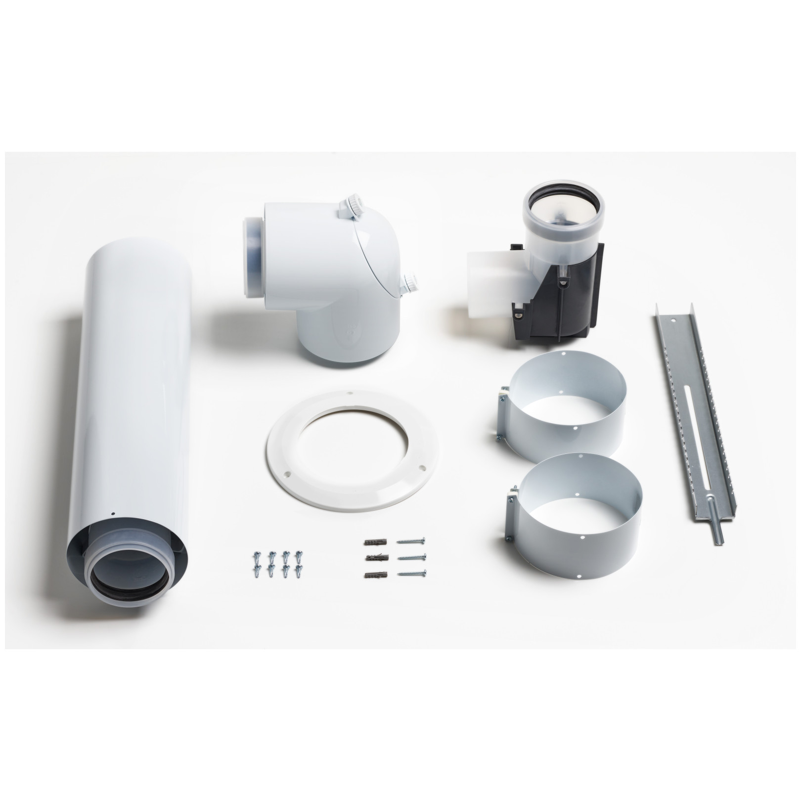 Vaillant Basis-Anschluss-Set konzentrischer Anschluss 80/125 PP Luft-/Abgasführung Kunststoff 303250