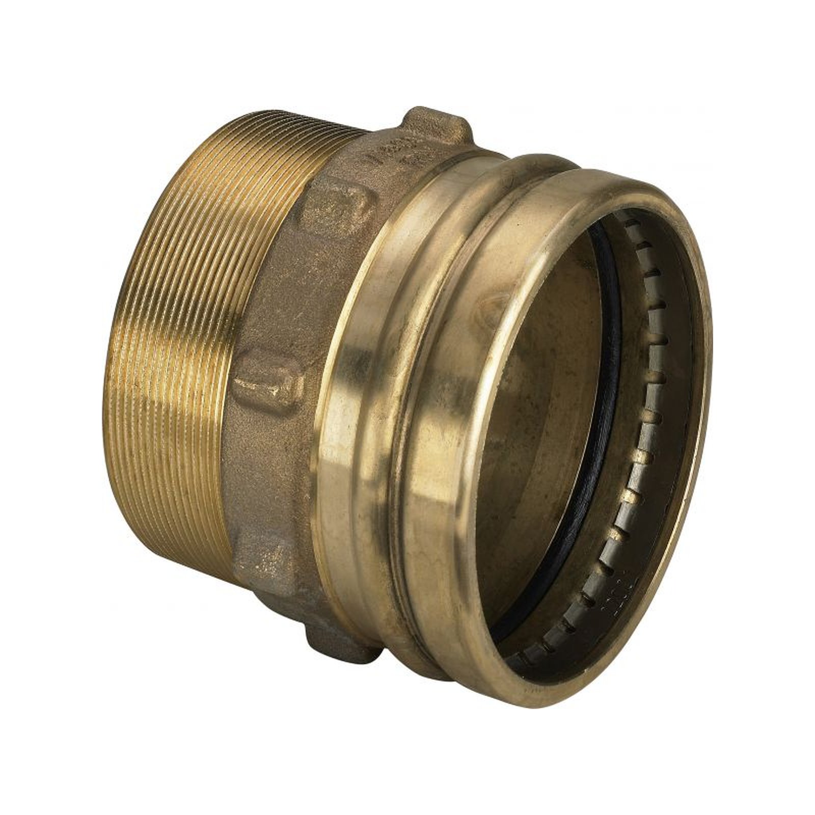 Uebergangsstueck SANPRESS Nr.2211 XL, 350666, AG 88,9x3 aus Rotguss