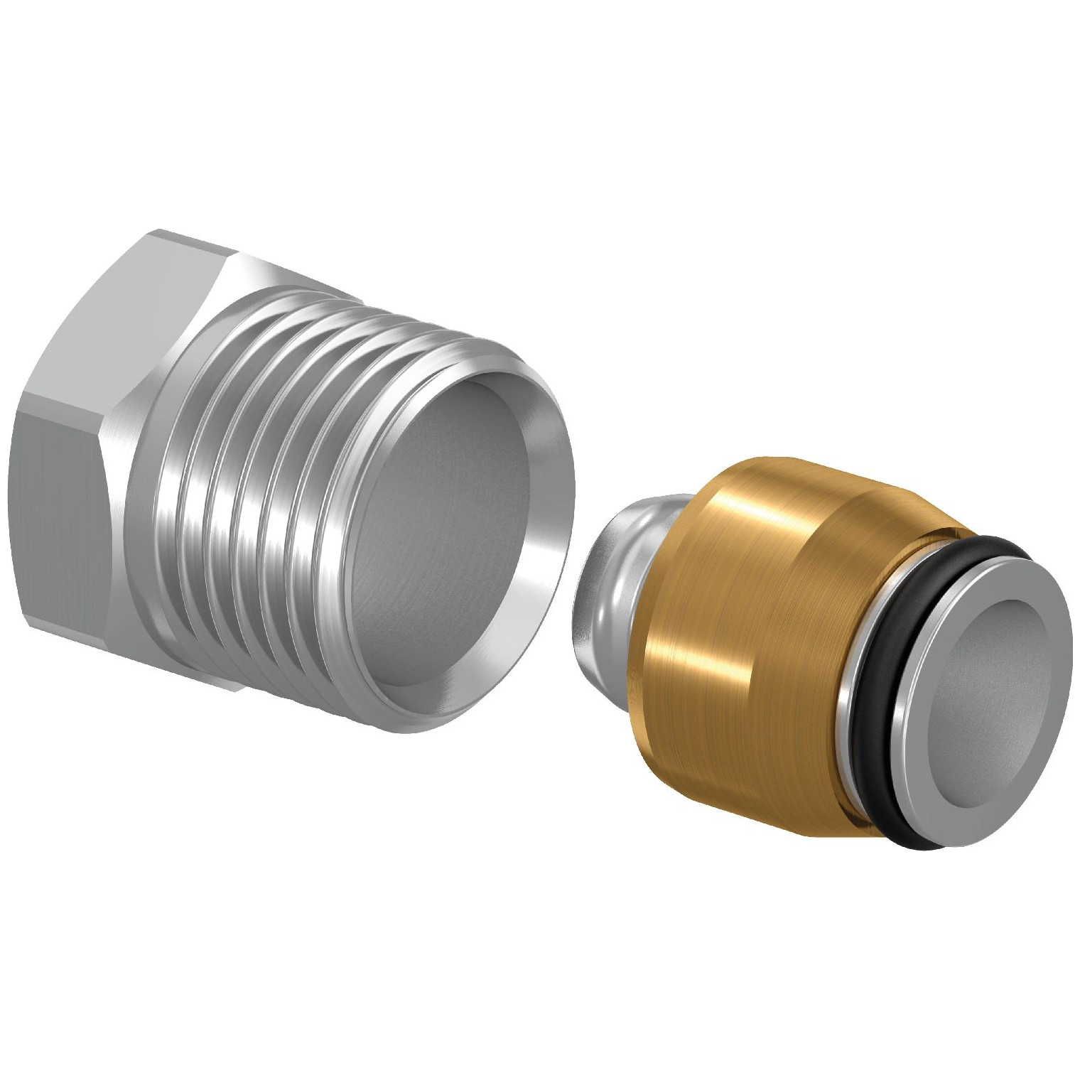 Uponor Anschlussgarnitur Smart Radi Danfoss 16-G1-2MT Messing Heizkörperanbindung 1013970