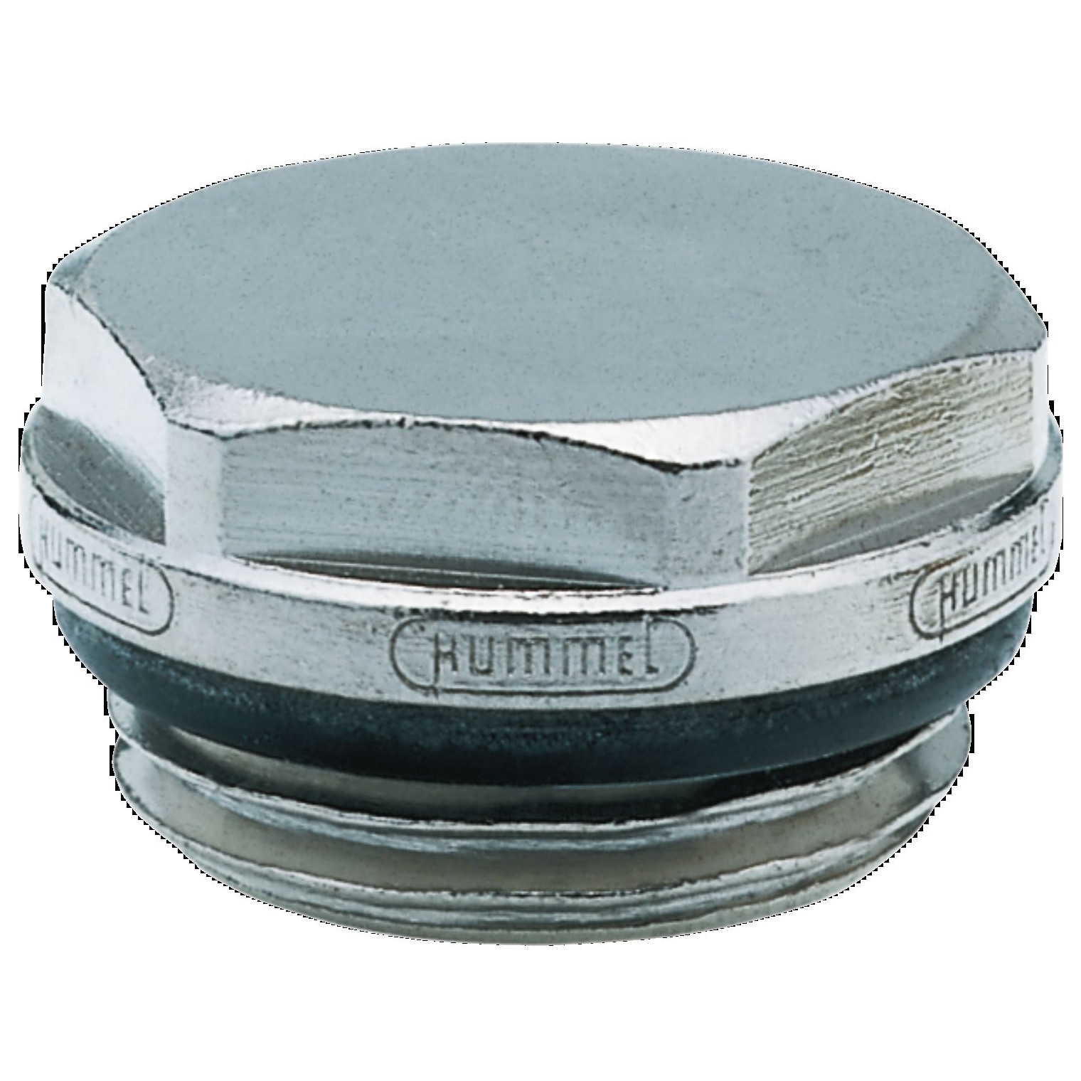 Hummel Verschlussstopfen G3/8 selbstdichtend Messing vernickelt 2500380001