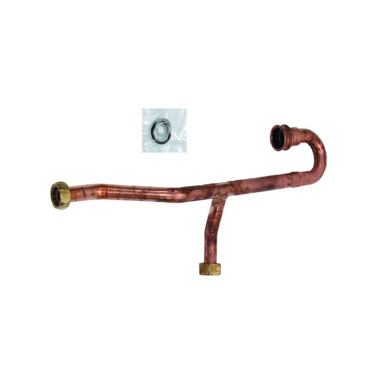 Vaillant Zirkulationszubehör VCI ohne Pumpe CU Rohr 15 mm Steck Schraubanschluss G 1/2 ecoTEC plus 0020057235