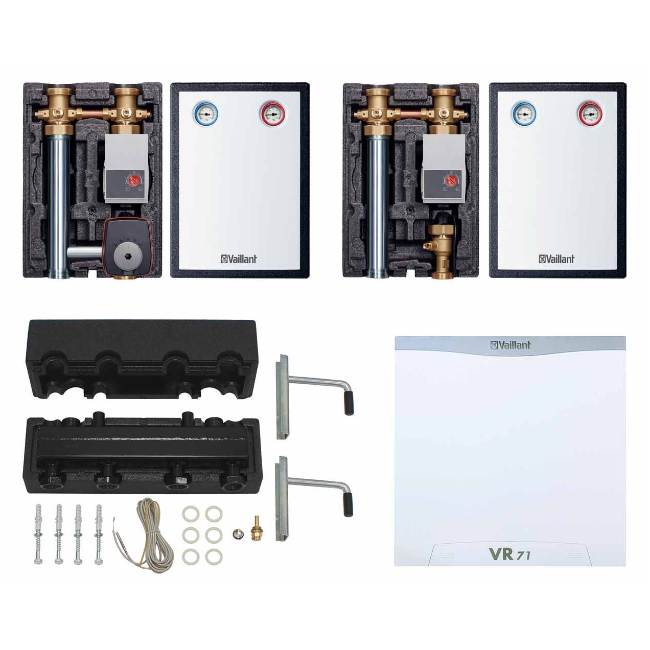 Vaillant Paket Erweiterung 2 VR 71 1 Mischerkreis 1 ungeregelter Heizkreis 0010036240