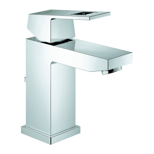 Grohe Waschtischarmatur Eurocube EcoJoy Einhebelmischer Chrom Zugstangen-Ablaufgarnitur 2312700E