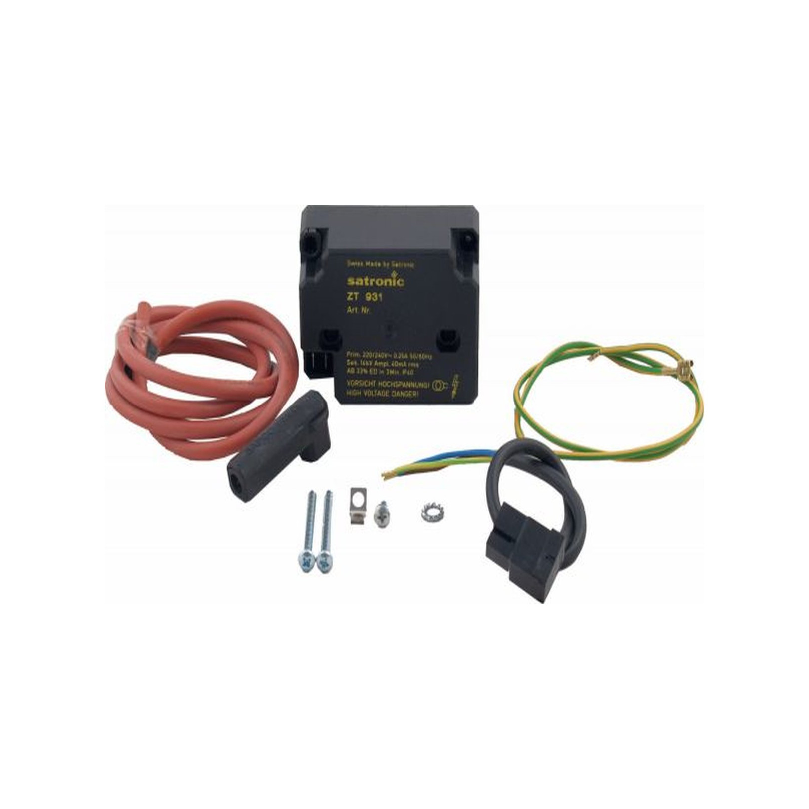 WOLF Zündtrafo-Set ZT 931 Ersatz ZT 870 Heizkessel NG-2/3 Hersteller-Artikelnummer 2796501