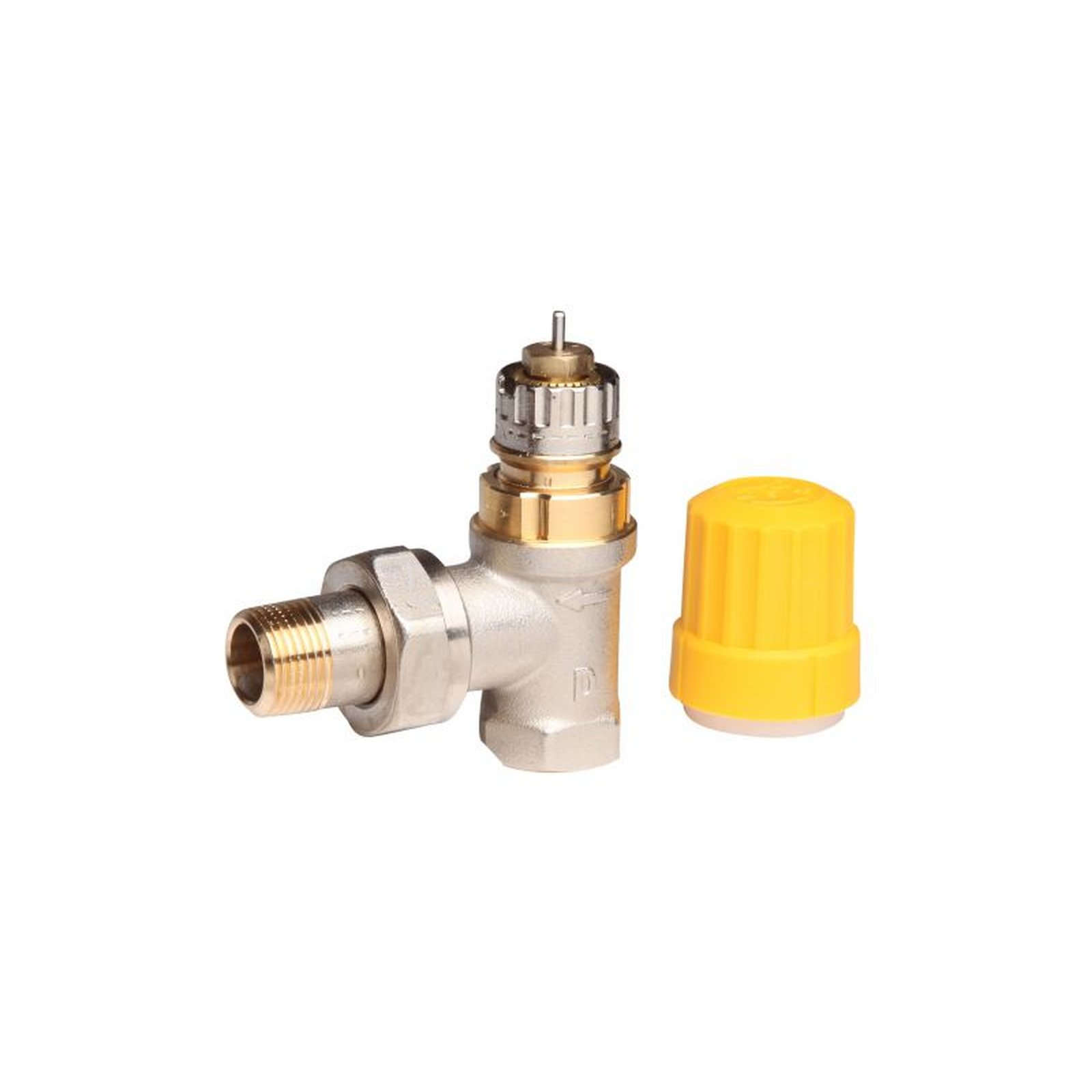 Danfoss Thermostatventil RA-UN10 Eckform DN10 3/8 voreinstellbar Messing vernickelt 013G3001