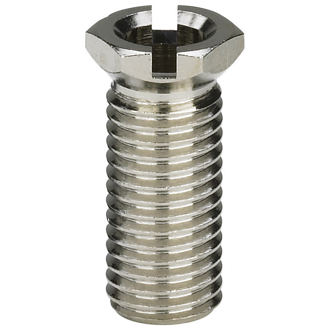 Viega Schraube 6162.45-593 M12x1,5x28mm Messing vernickelt Ventiloberteil 122485