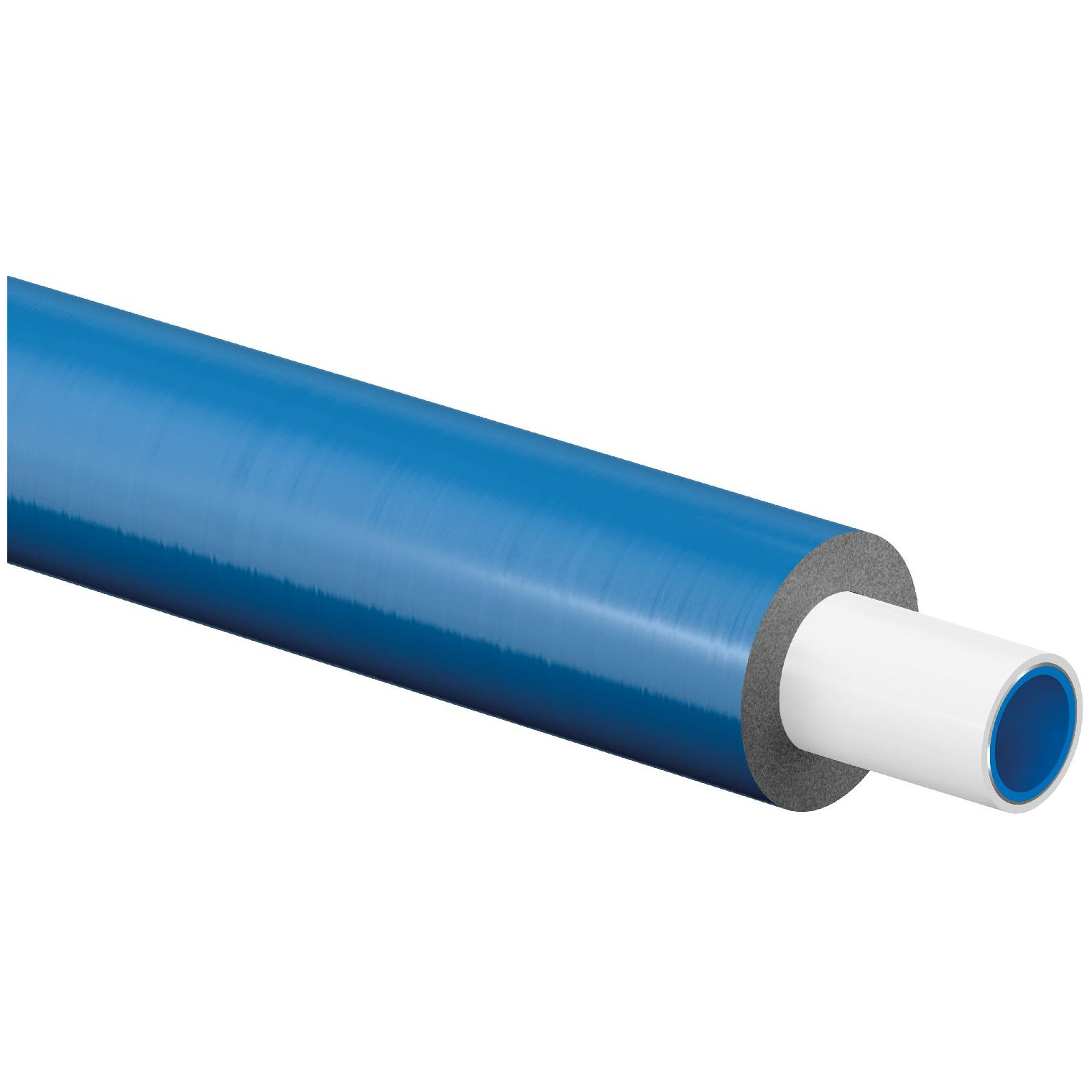 Uponor Verbundrohr Uni Pipe PLUS vorgedämmt S10 WLS 035 25x2.5mm blau 50m 1062183