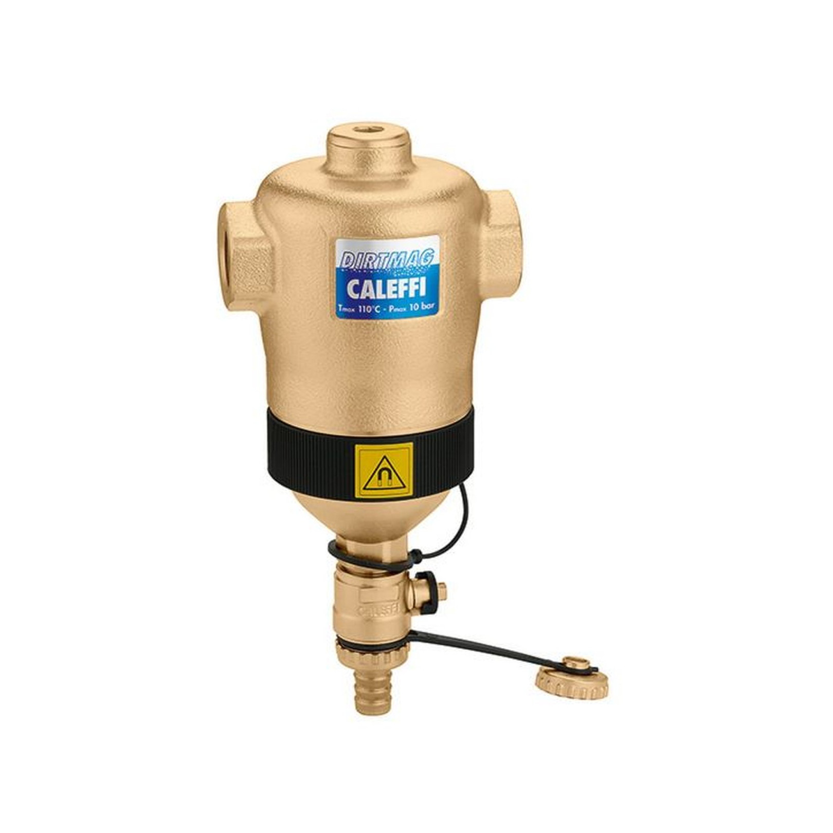 Caleffi Schlammabscheider Dirtmag 2 Zoll IG Magnet Messinggehäuse Entleerung 546309