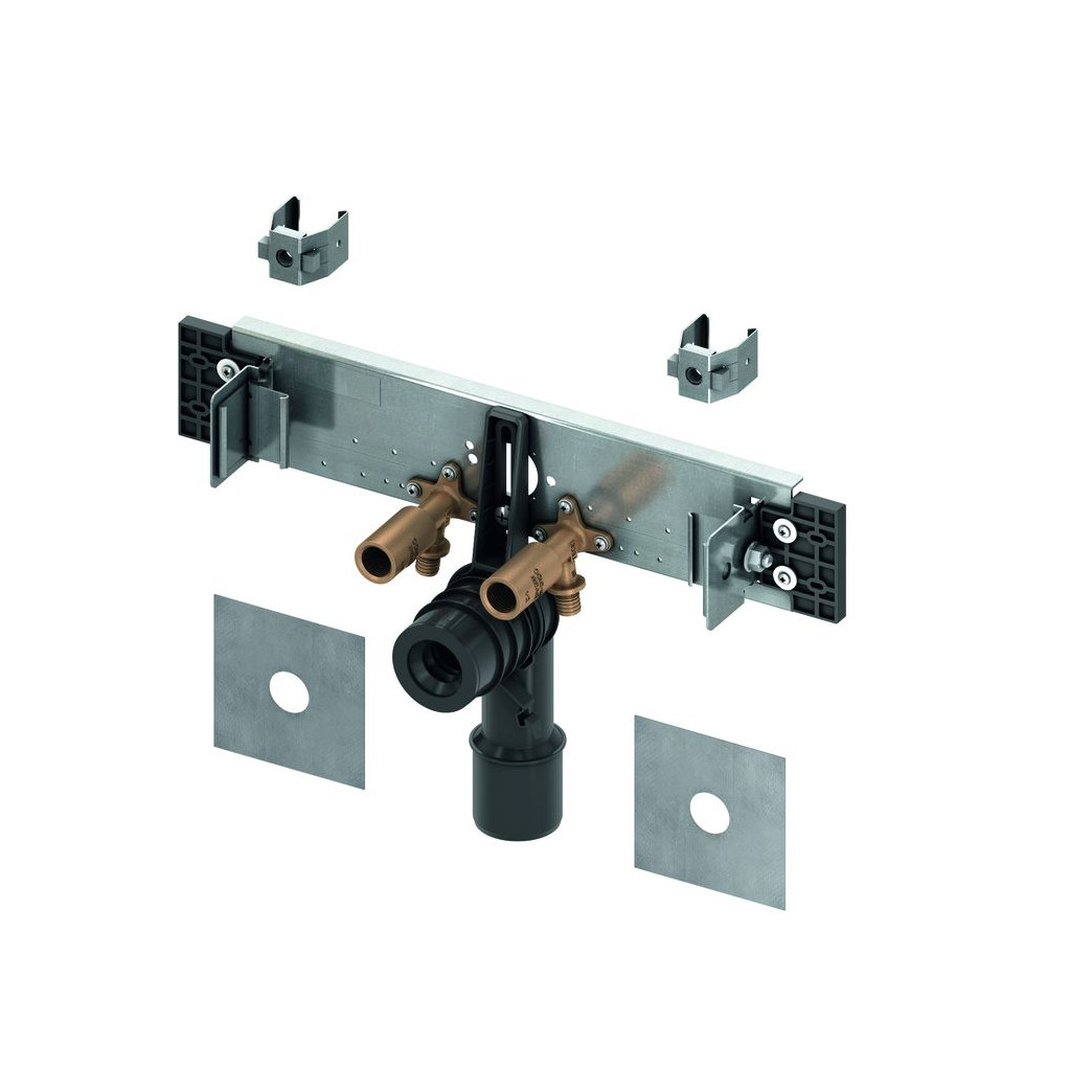 TECE Anschlusseinheit Waschtisch TECEprofil TECEflex 16x1-2 Siliziumbronze Schallentkopplung 9020049
