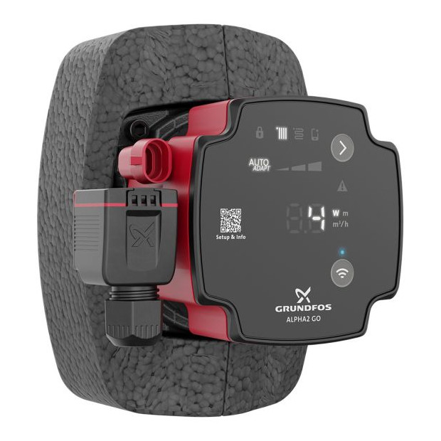 GRUNDFOS Heizungspumpe ALPHA2 GO 25-60 130 Hocheffizienzpumpe PWM-Regelung 93074242