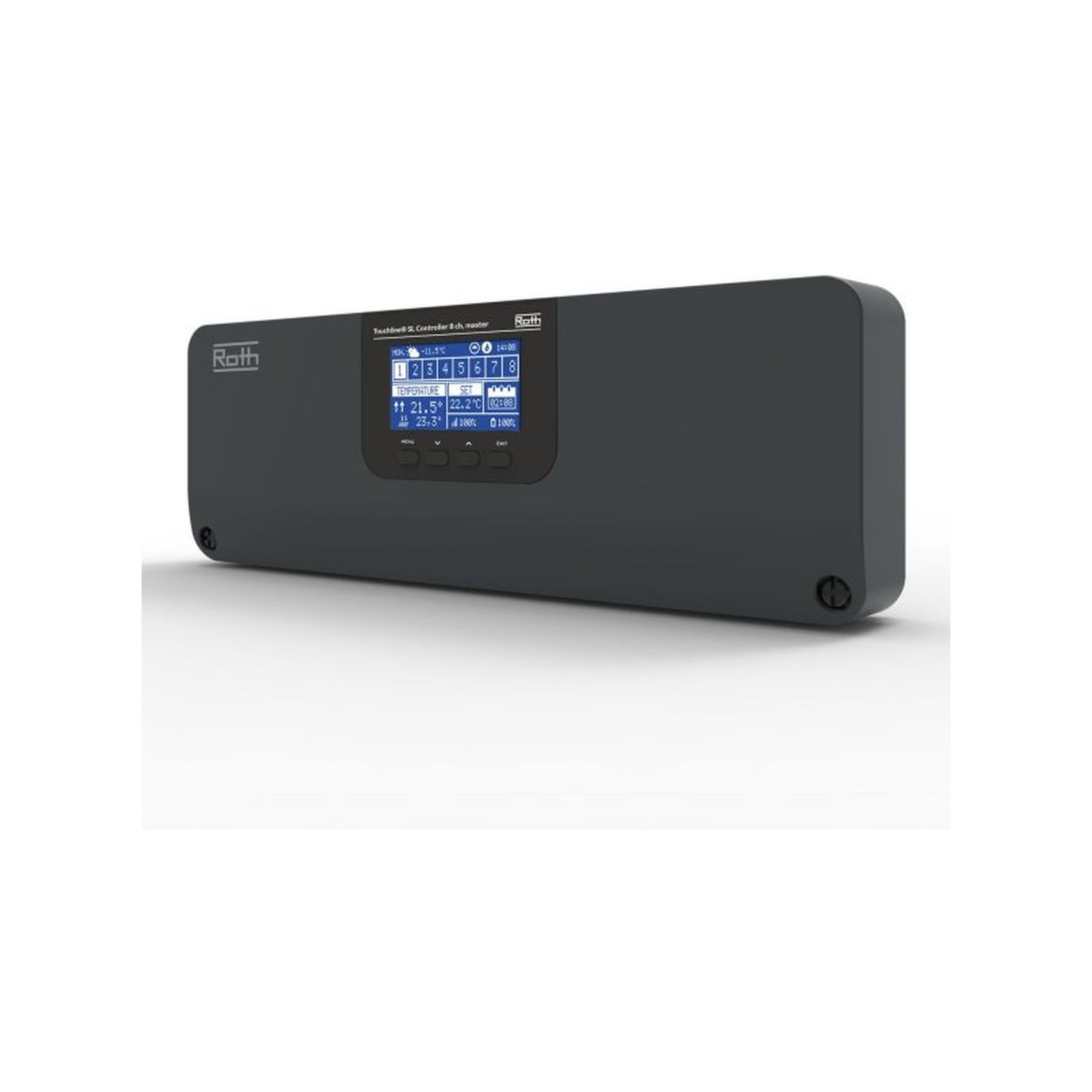 Roth Funk-Anschlussmodul Touchline SL Master 8-Kanal Heiz-Kühlbetrieb 1135010147