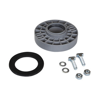 Airfit Flansch-Adapter DN 75x50 Gussreinigung Polypropylen gerade 1-teilig Flansch Steckmuffe 7550FA