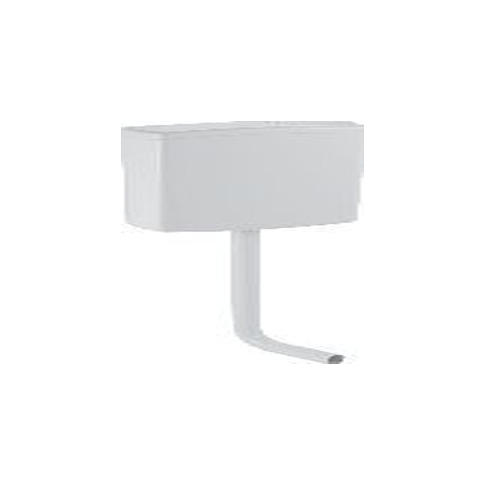 Geberit Aufputzspülkasten AP140 2-Mengen-Spülung halbhoch Wasseranschluss hinten Mitte weiß-alpin 140305111