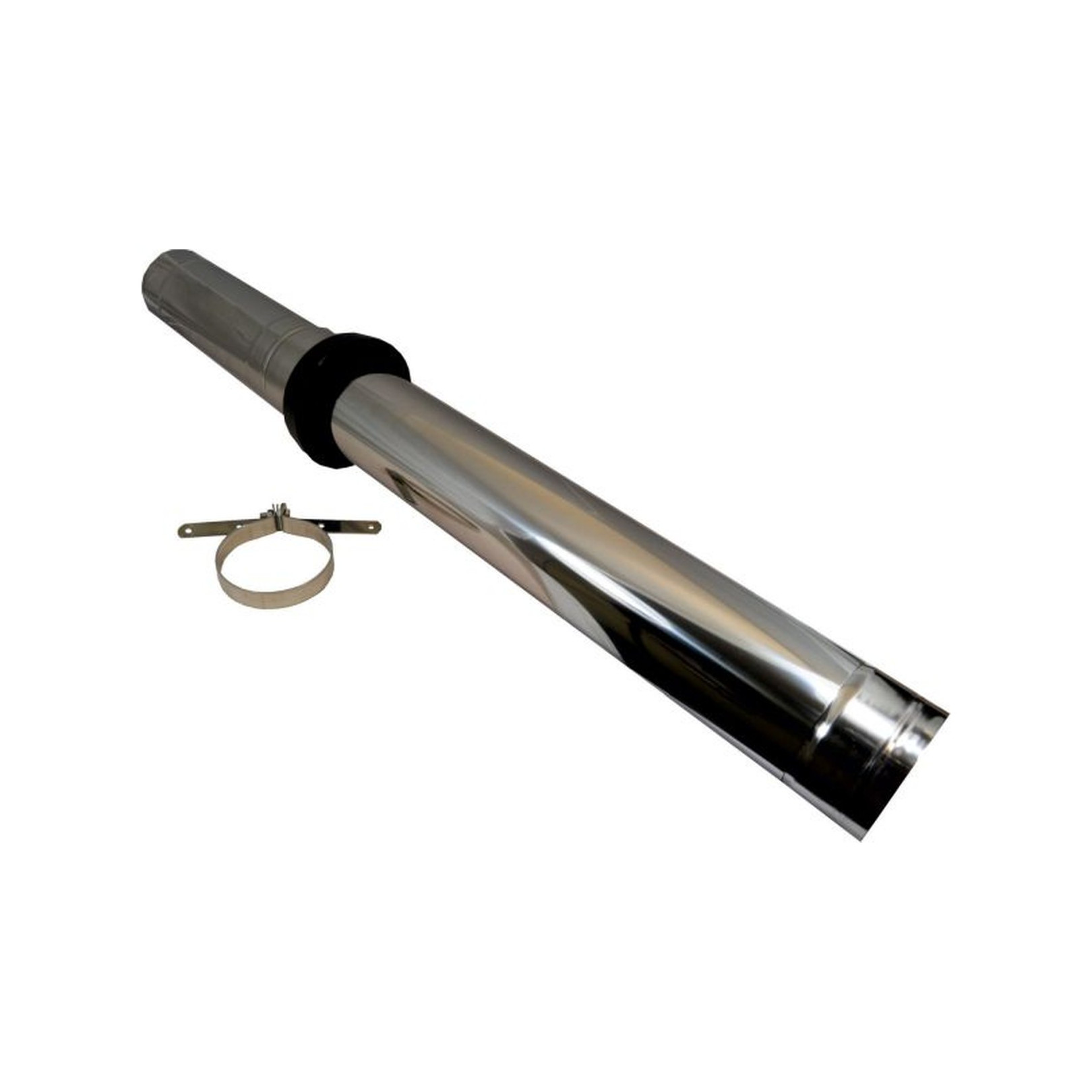 Wolf Dachdurchführung DN60/100 1000mm Edelstahl Polypropylen Fassadensystem 2651908