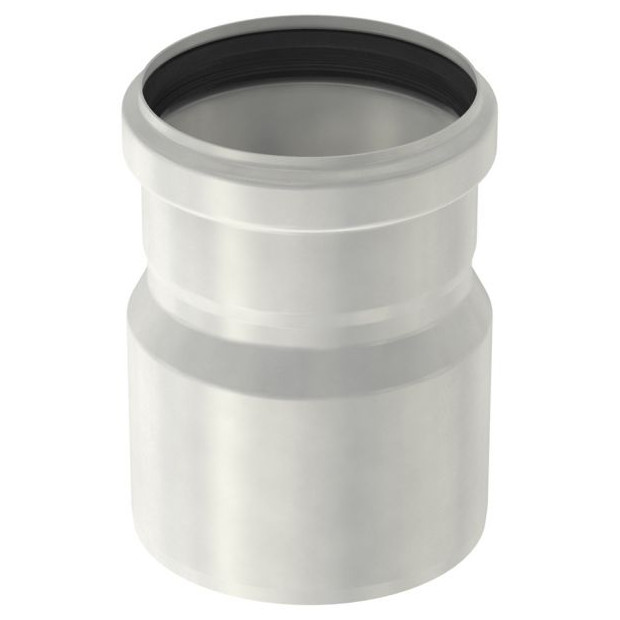 ACO Passavant OptimierungsStück PIPE d125 d110 1.4404 Steckmuffe EPDM Doppellippendichtung 0174.05.37