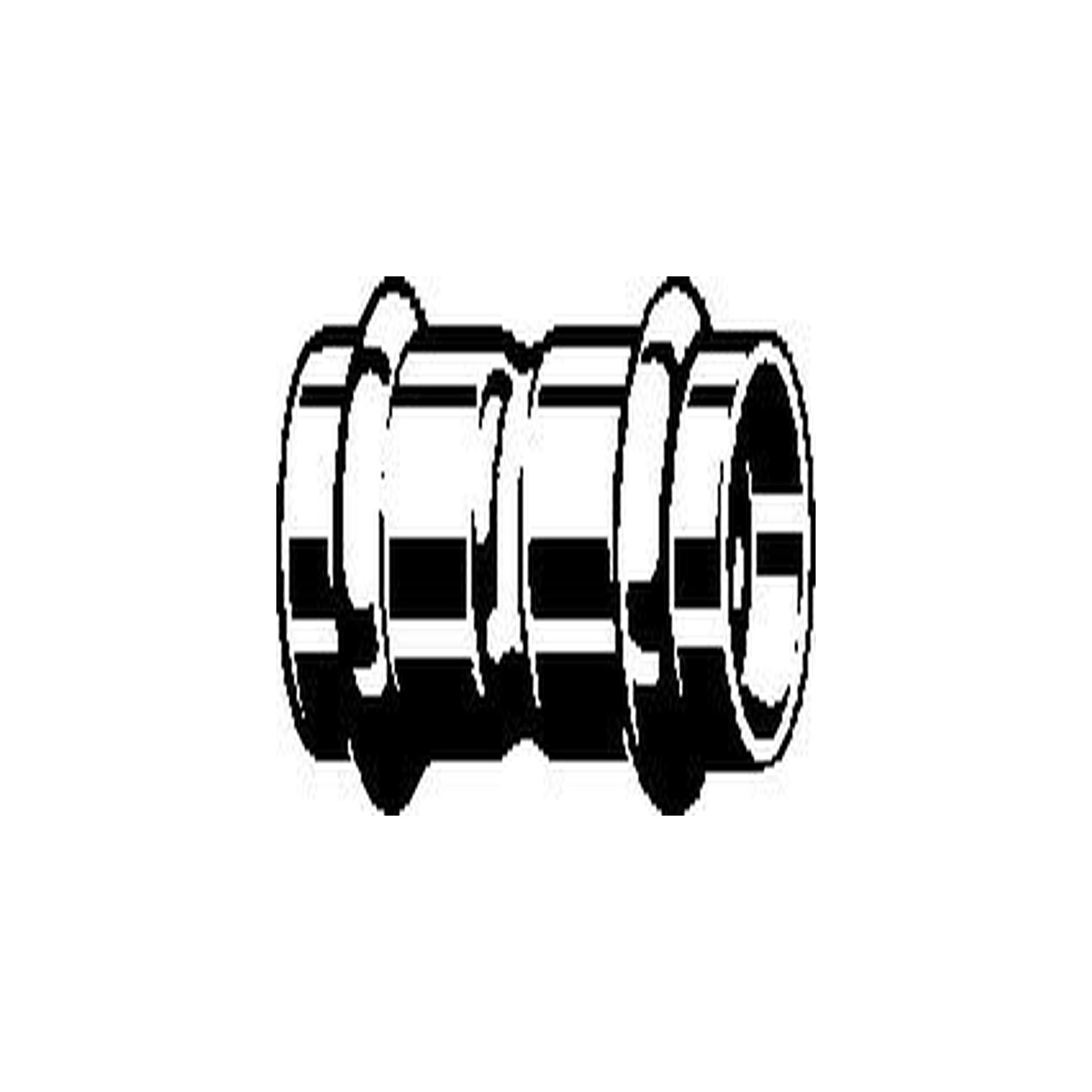 Viega Temponox Muffe 1715 SC-Contur Edelstahl 54mm 809034